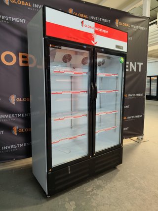 Nevera expositora doble cristal Global Investment