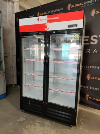 Nevera expositora doble cristal Global Investment