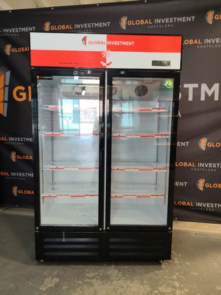 Nevera expositora doble cristal Global Investment