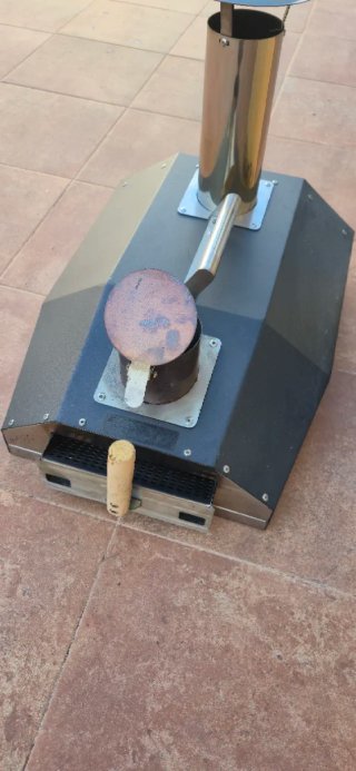 Forno per pizza a pellet portatile per esterni