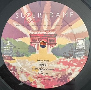 SUPERTRAMP VINILO 2 LP EN PARIS 1980