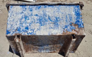 2 Cubas de obra metálica