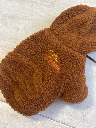 Sudadera peluche marrón para perro/gato