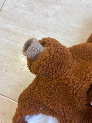 Sudadera peluche marrón para perro/gato