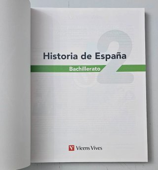 LIBRO HISTORIA DE ESPAÑA BACHILLERATO 2 AÑO 2023