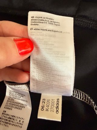 Sudadera Adidas cremallera negra y blanca