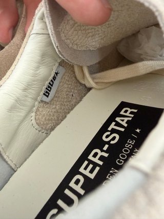 Golden Goose zapatillas beige y rosa con brillos