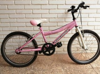 Bicicleta infantil rosa Togano 20