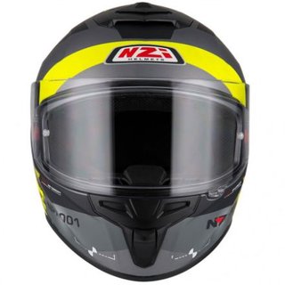 Casco Integral NZI Antracita Amarillo