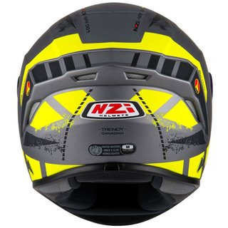 Casco Integral NZI Antracita Amarillo