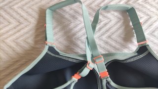 Sujetador deportivo Triumph 90B gris y naranja