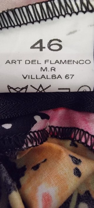 Traje de Flamenca Multicolor Talla 46