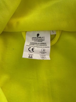 SUDADERA de Trabajo Talla L.  NUEVA A ESTRENAR