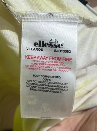 Camiseta ellesse tie-dye multicolor