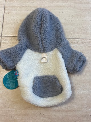 Cachorro PETCIRCLE Sudadera Gris/Blanco