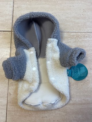 Cachorro PETCIRCLE Sudadera Gris/Blanco