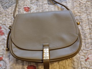 Borsa a tracolla Pinko verde oliva