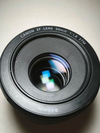 Canon EF 50mm f1.8 STM Objetivo