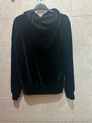 Set 2 felpe velluto nero donna Piazza Italia