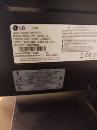 Monitor LG 20 TV