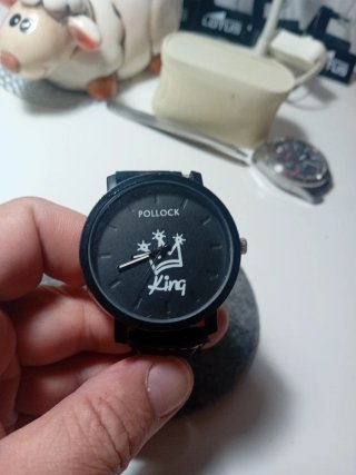 Orologio Pollock Nero con Corona King