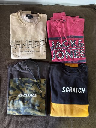 Lote 4 Felpe M (Bershka, Pull&Bear)