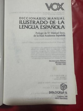 Diccionario manual