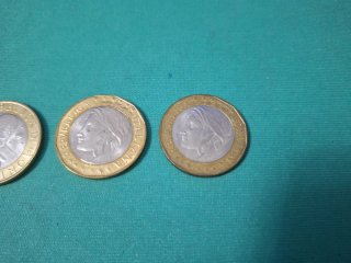 4 Monete Lire Italiane 1000 (1997, 1999)