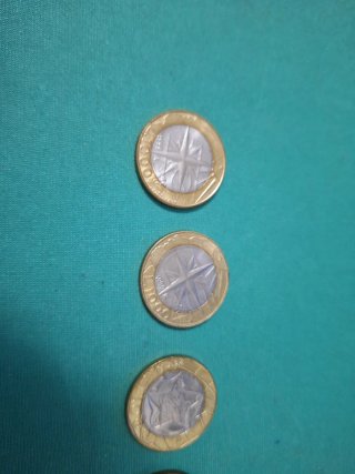 4 Monete Lire Italiane 1000 (1997, 1999)