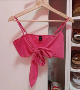 Conjunto Verano Falda y Top Rosa
