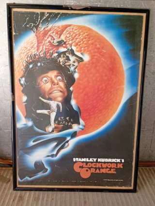 Póster La Naranja Mecánica 1971 Stanley Kubrick