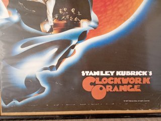 Póster La Naranja Mecánica 1971 Stanley Kubrick