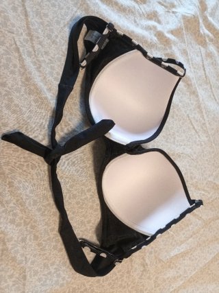 Bikini Mujer Talla XL Negro y Blanco