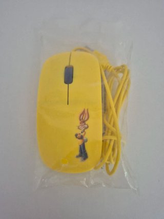 Ratón Óptico Nesquik Amarillo