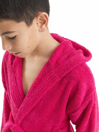 Albornoz algodón niño niña rizo [FL2H]