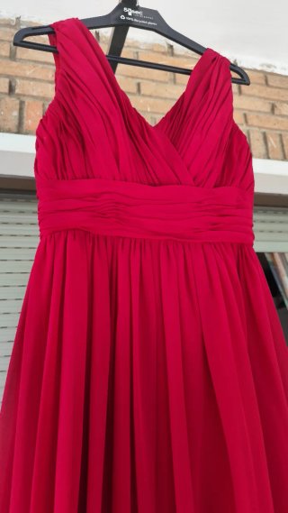 Vestido largo rojo