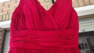 Vestido largo rojo
