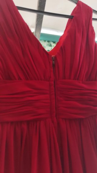 Vestido largo rojo