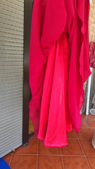 Vestido largo rojo