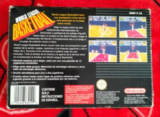 World League Basketball Super Nintendo PAL