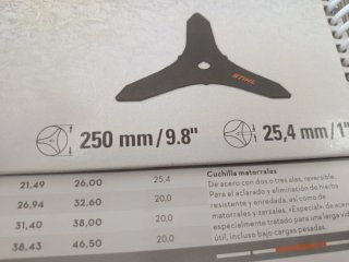 Disco desbrozadora Stihl