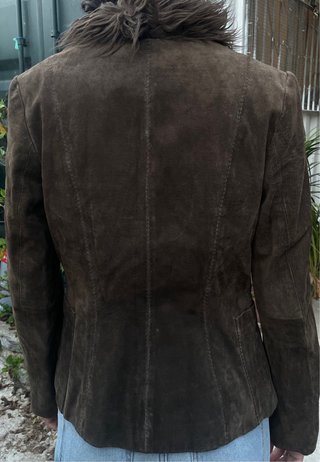 Chaqueta Mango Cuero Vintage Talla S