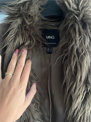 Chaqueta Mango Cuero Vintage Talla S