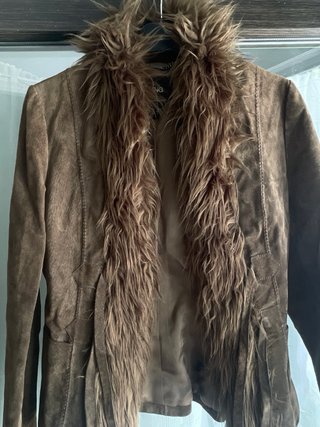Chaqueta Mango Cuero Vintage Talla S