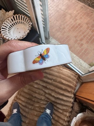 Relógio de Mesa Herend Pintado à Mão