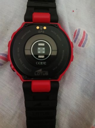 Reloj Lotus Rojo y Negro
