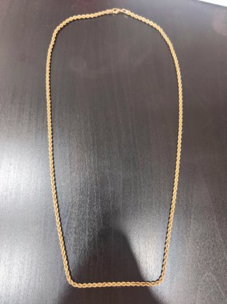 Oferta! Cadena de oro estilo cordon 18k