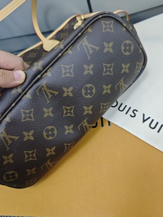 Louis Vuitton Neverfull PM Beige/Marrón