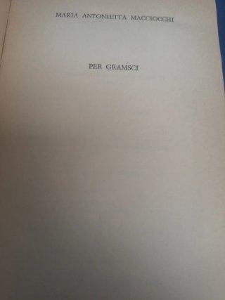 Libro per Gramsci