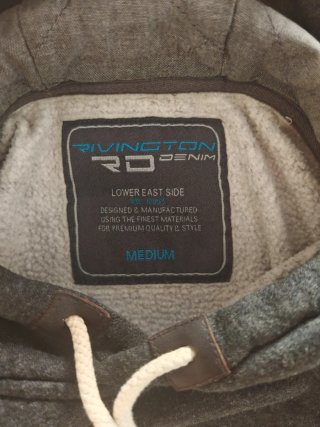 Felpa Rivington uomo grigia
